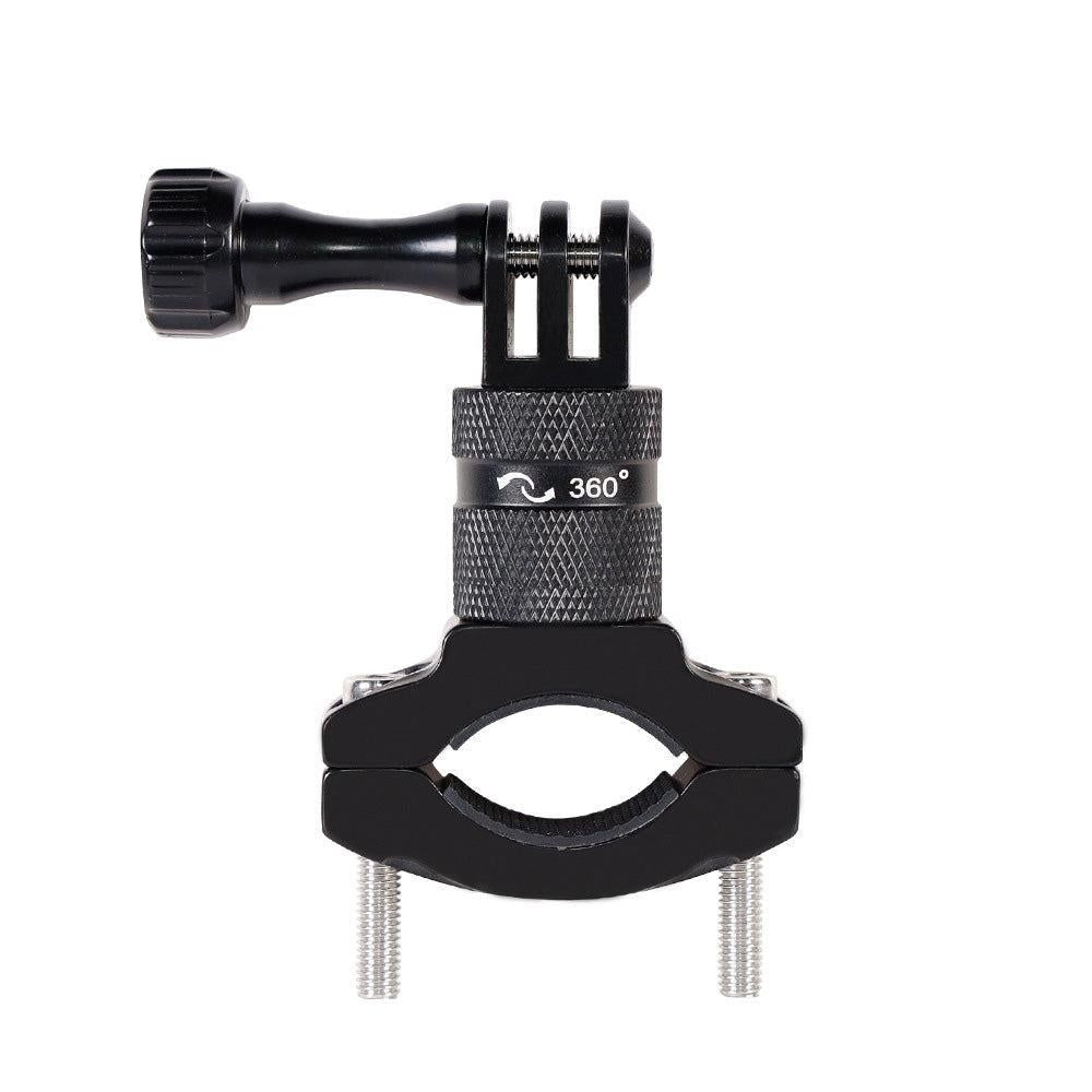 360-Degree Rotating Bike Handlebar Mount for GoPro Hero 13 12 11 Cameras Black