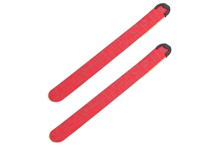2Pcs Rechargeable Glowing Bracelet LED Slap Wristband Night Running Security Armband Strap Red