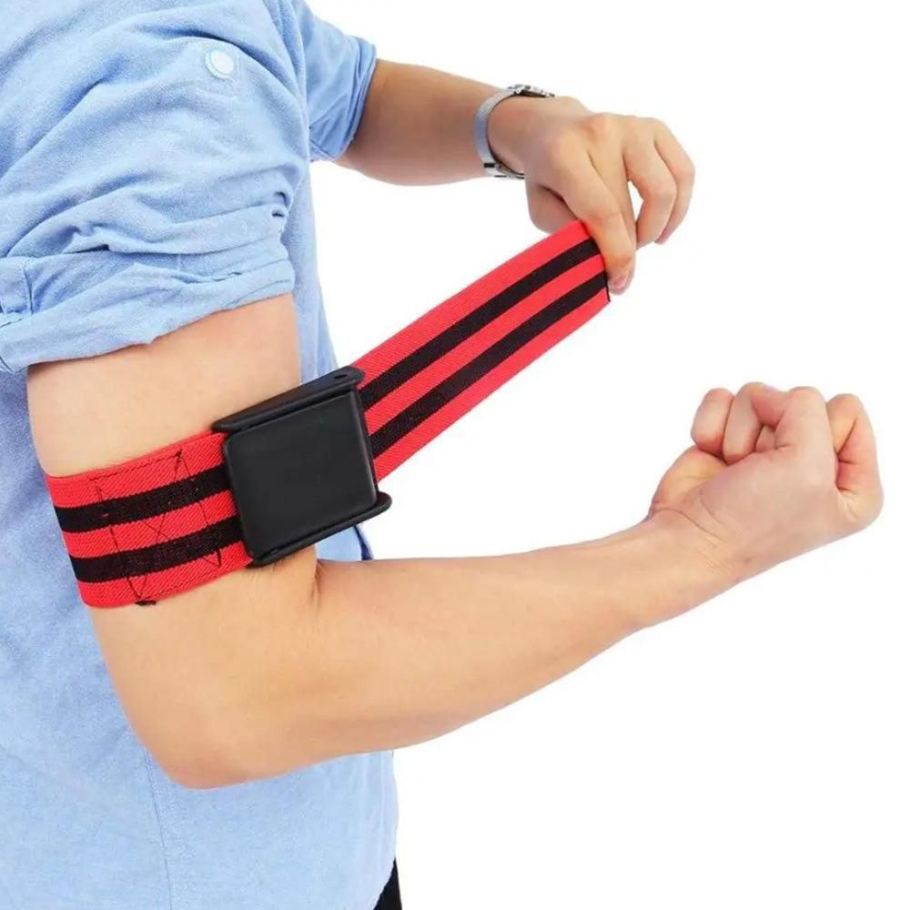 Bundle Booty Resistance Bands Blood Flow Restriction Straps for Glute and Hip Exercising Fitness Red