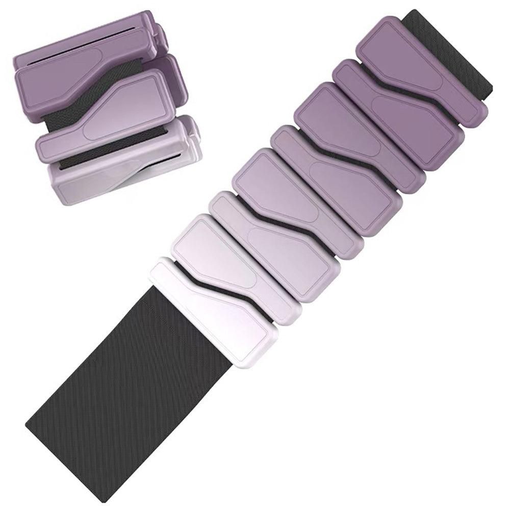 Weighted Silicone Wrist Bands Adjustable for Exercise Fitness & Strength Purple