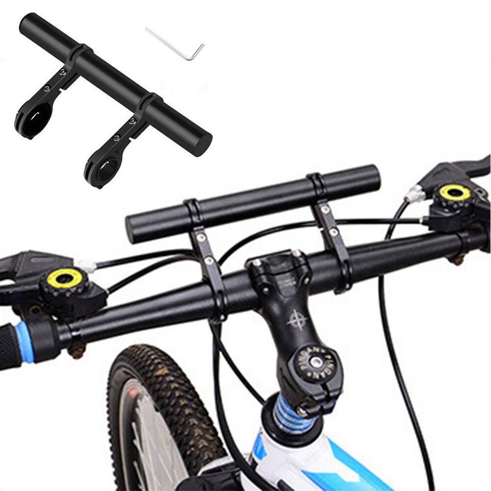 20cm Aluminum Alloy Bicycle Handlebar Extender Mount for Bike Accessories Blue
