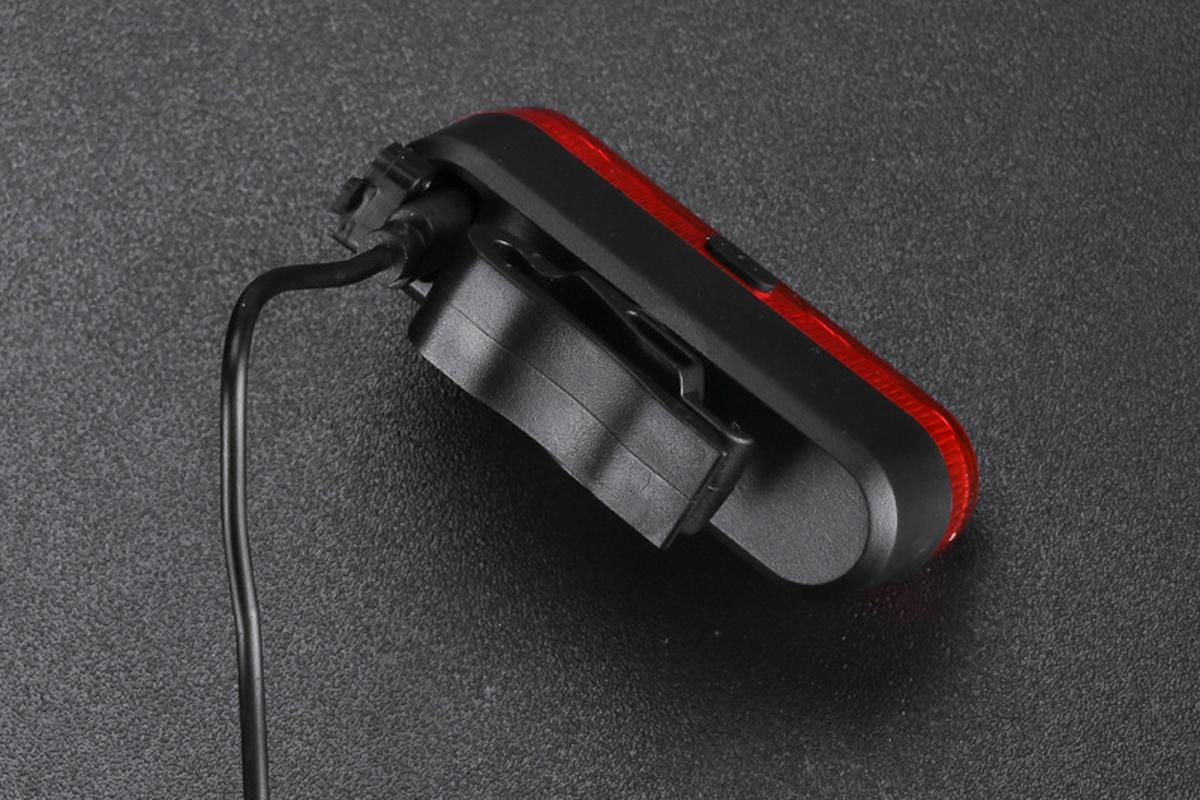 2Pcs Bike Tail Light 4 Modes Bike Rear Light Waterproof Bicycle Taillight-Red