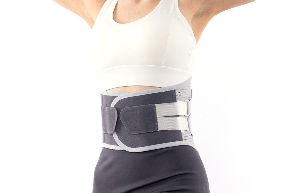 Adjustable Lumbar Support Belt Lower Back Brace With Lumbar Pad Waist Belt - M