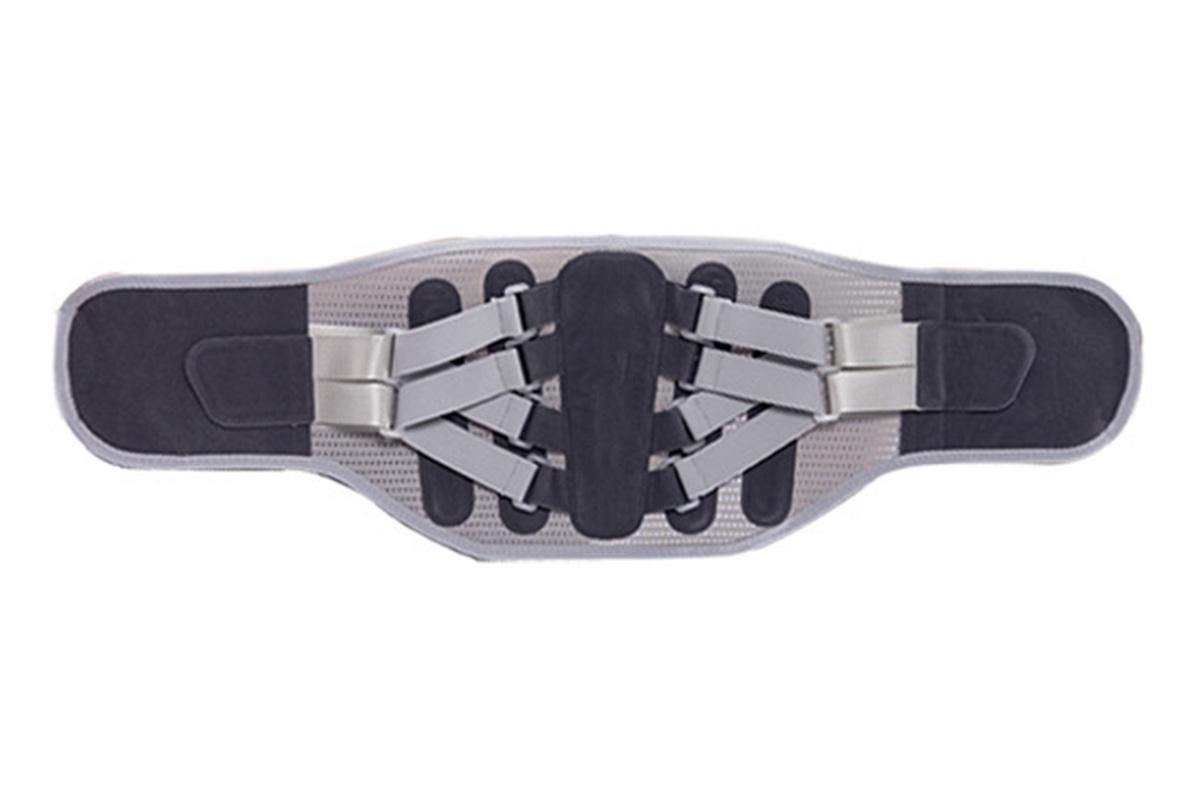 Adjustable Lumbar Support Belt Lower Back Brace With Lumbar Pad Waist Belt - L
