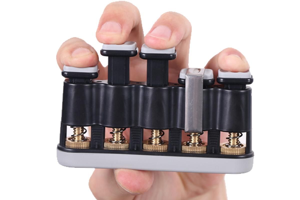 Finger Exercise Tool Guitar Hand Gripper Strengthener For Violin Piano-Grey