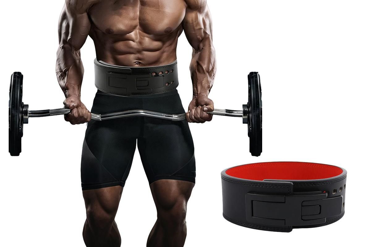 Professional Powerlifting Belt for Squat Deadlift-Black M