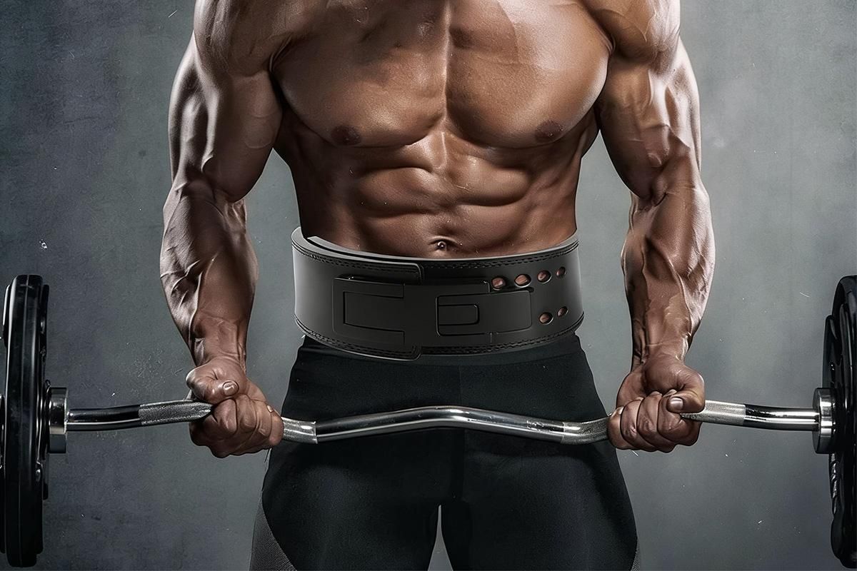 Professional Powerlifting Belt for Squat Deadlift-Red S