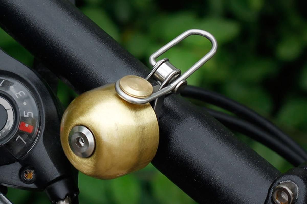 Bike Bell Classic Bicycle Bell Bike Ring Bell Loud Sound Bells for Road Mountain Bike Handlebars -Gold
