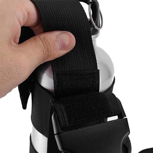 Multifunctional Leg Bag Tactical Thigh Pack Bottle Holder Outdoor Travel Black