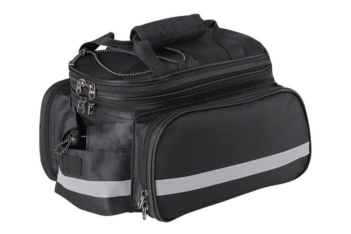 Bicycle Rear Chair Bag Bike Rack Bag Cycle Luggage Carrier Trunk Bag with Rain Cover