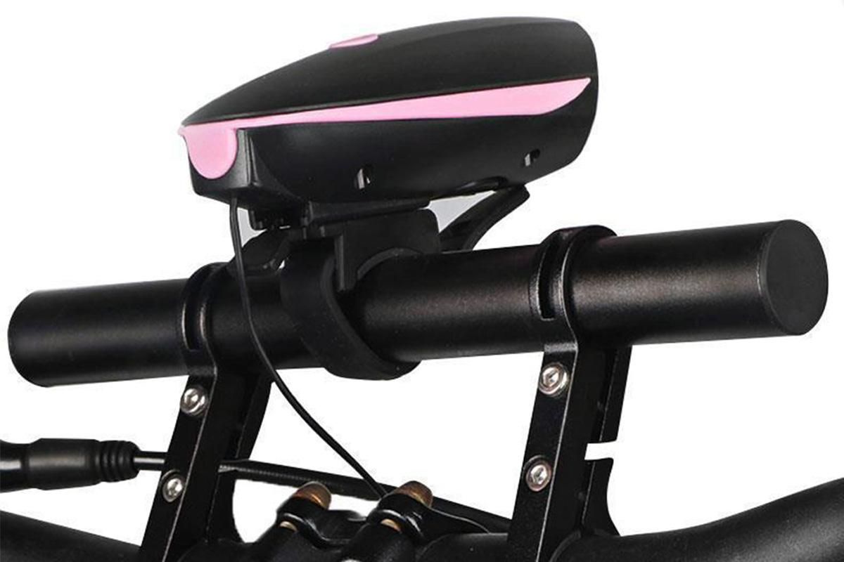 20cm Aluminum Alloy Bicycle Handlebar Extender Mount - Black