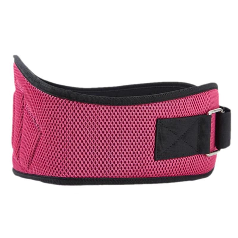 Weightlifting Belt for Men and Women Blue Adjustable Gym Training Powerlifting Back Support Belt Blue L