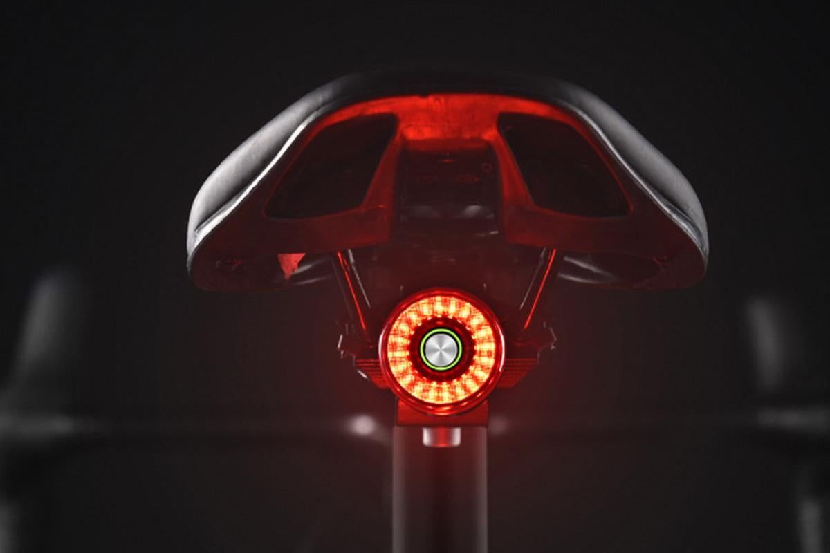 Bike Smart Taillight Auto Brake Sensing Rear Light Warning Saddle Light