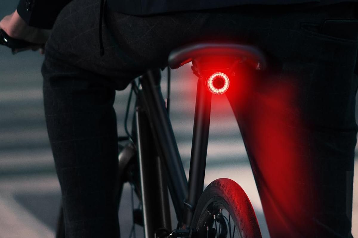 Bike Smart Taillight Auto Brake Sensing Rear Light Warning Saddle Light