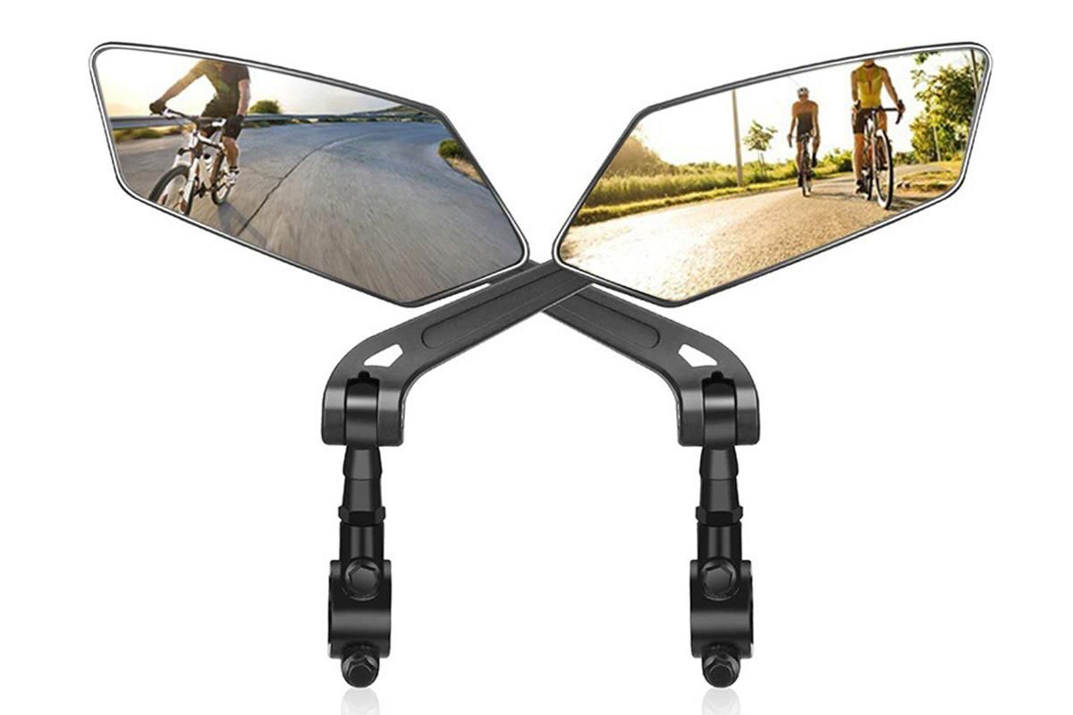 Mountain Bike Rearview Mirror Adjustable Rotatable Handlebar Bicycle Mirror