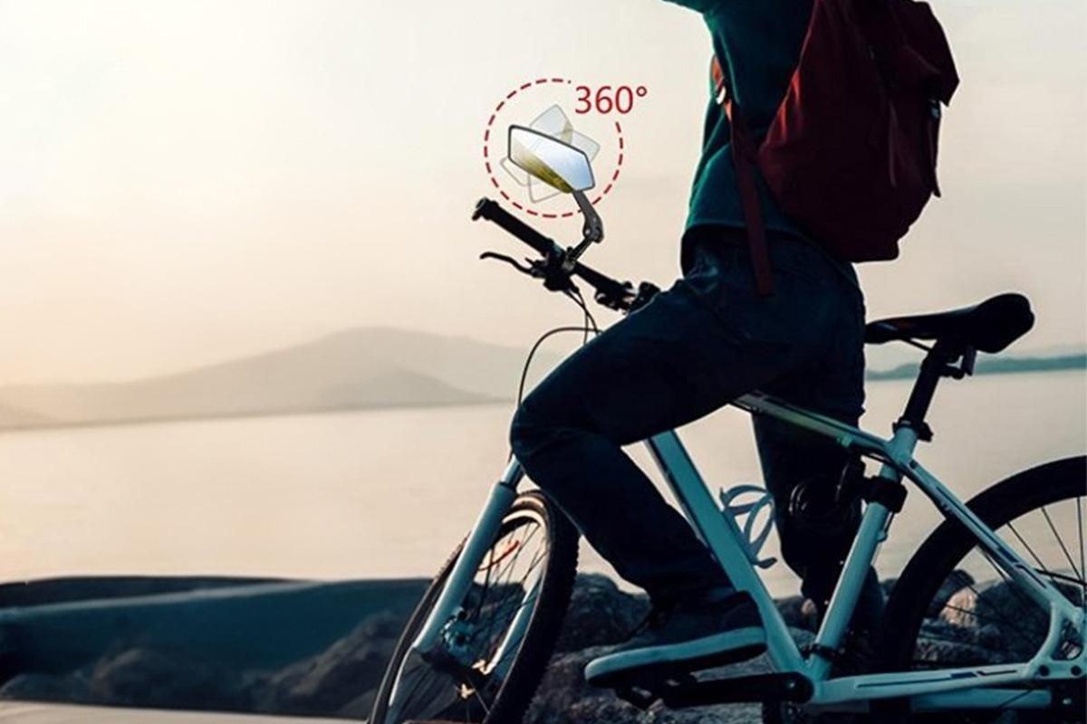 Mountain Bike Rearview Mirror Adjustable Rotatable Handlebar Bicycle Mirror