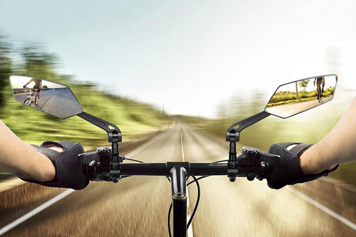 Mountain Bike Rearview Mirror Adjustable Rotatable Handlebar Bicycle Mirror