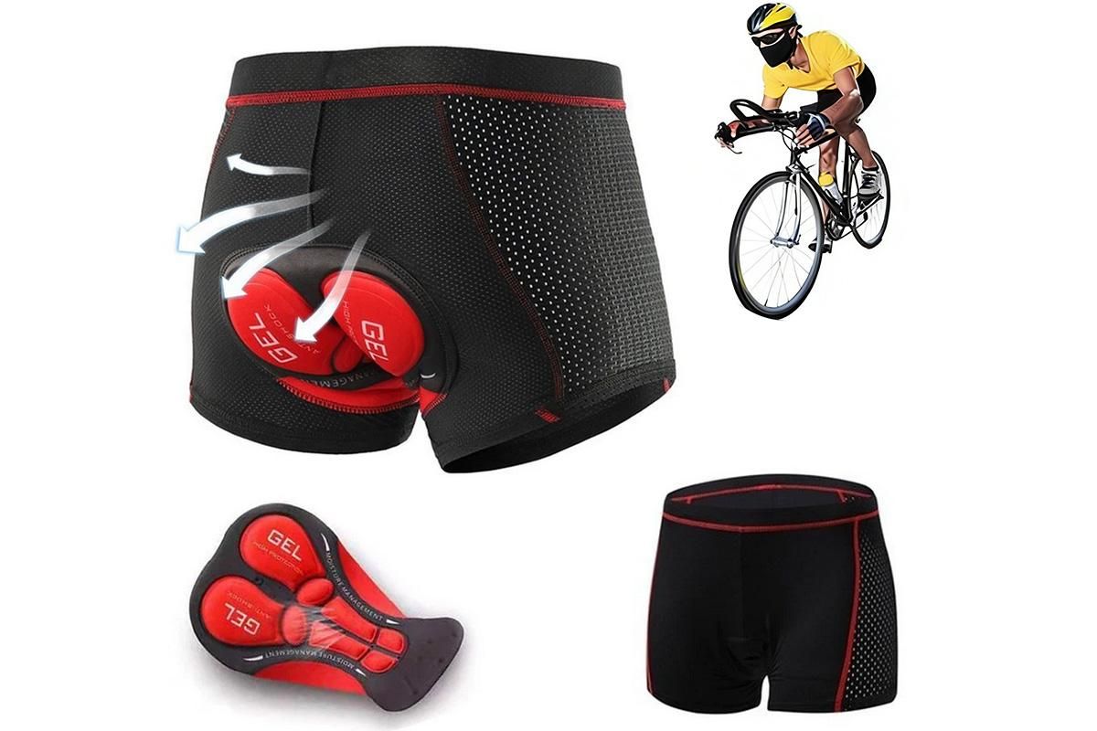 Silicone Gel Padded Cycling Underwear for Mountain Road - M