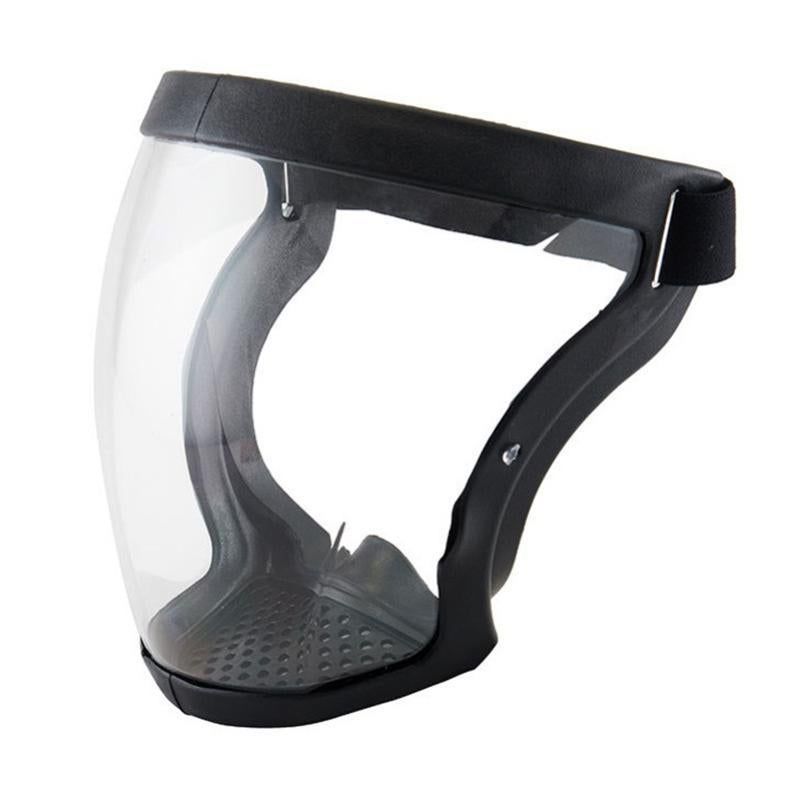 Washable Cycling Mask Black Reusable Face Mask Protective Full Face Shield 3D