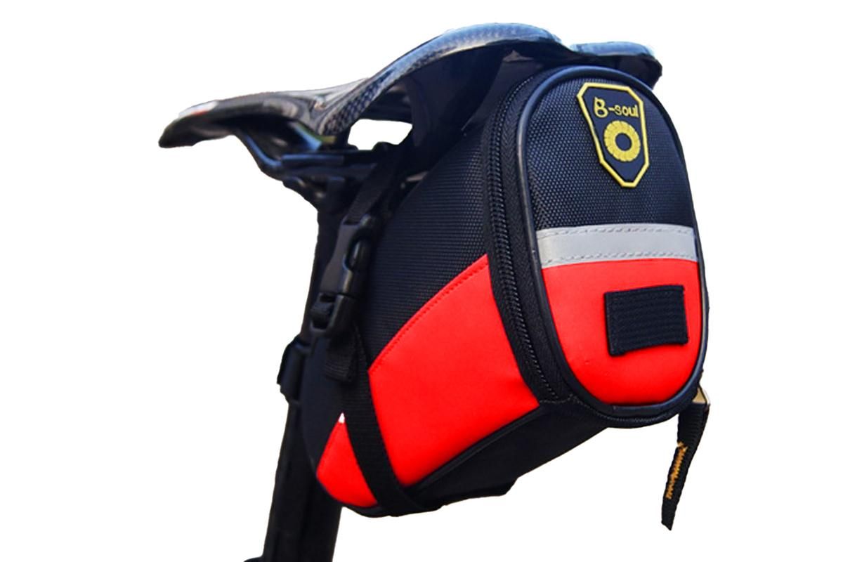 Bike Saddle Bag -Red
