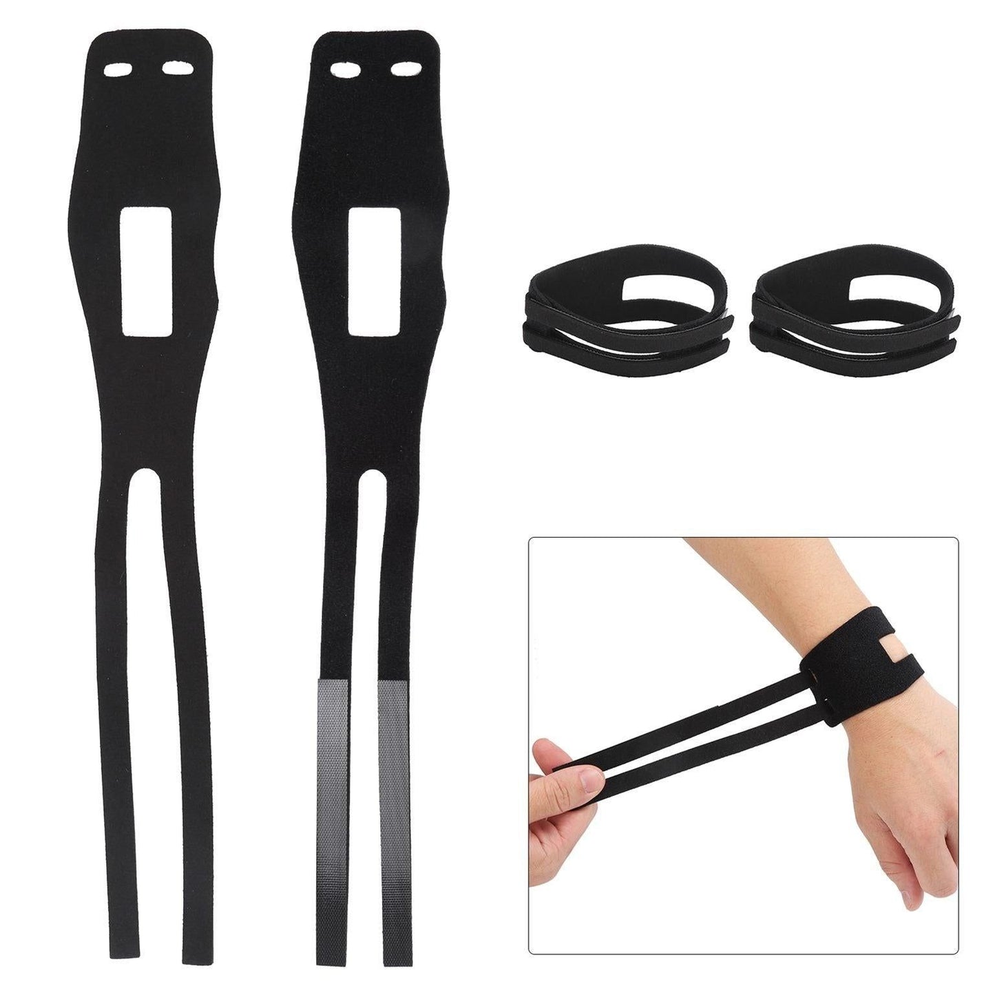 Sports U-shaped Wrist Brace Adjustable Support Wrap Protective Wristband