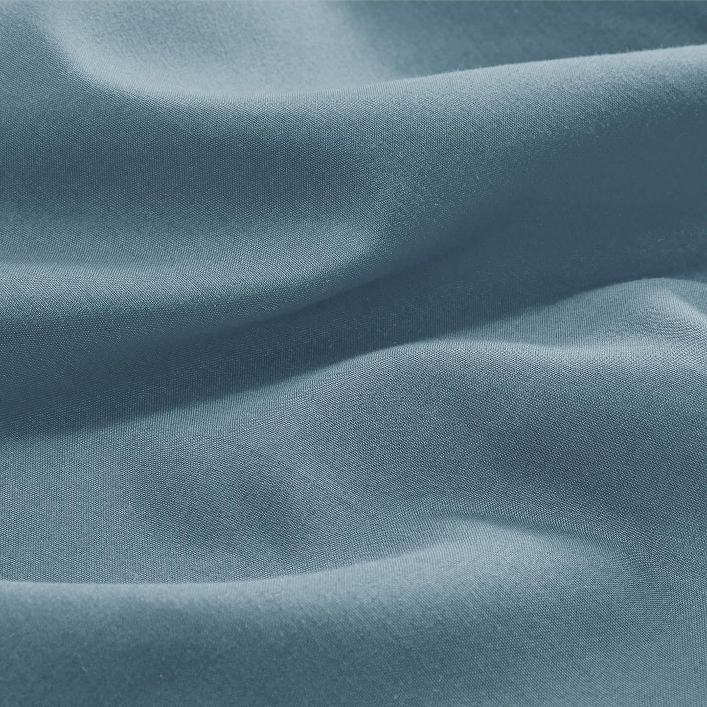 2000TC Hotel Quality Fitted Sheets - 2 Piece Fitted Sheets  -Breathable Bedding - Wrinkle, Fade, Stain Resistant- 16inch/40cm Deep Pocket Fitted Bed Sheets-Wrinkle and Fade Resistant,(Ocean,King)