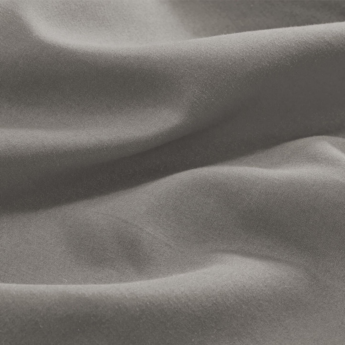 2000TC Hotel Quality Fitted Sheets - 2 Piece Fitted Sheets  -Breathable Bedding - Wrinkle, Fade, Stain Resistant- 16inch/40cm Deep Pocket Fitted Bed Sheets-Wrinkle and Fade Resistant,(Grey,Single)