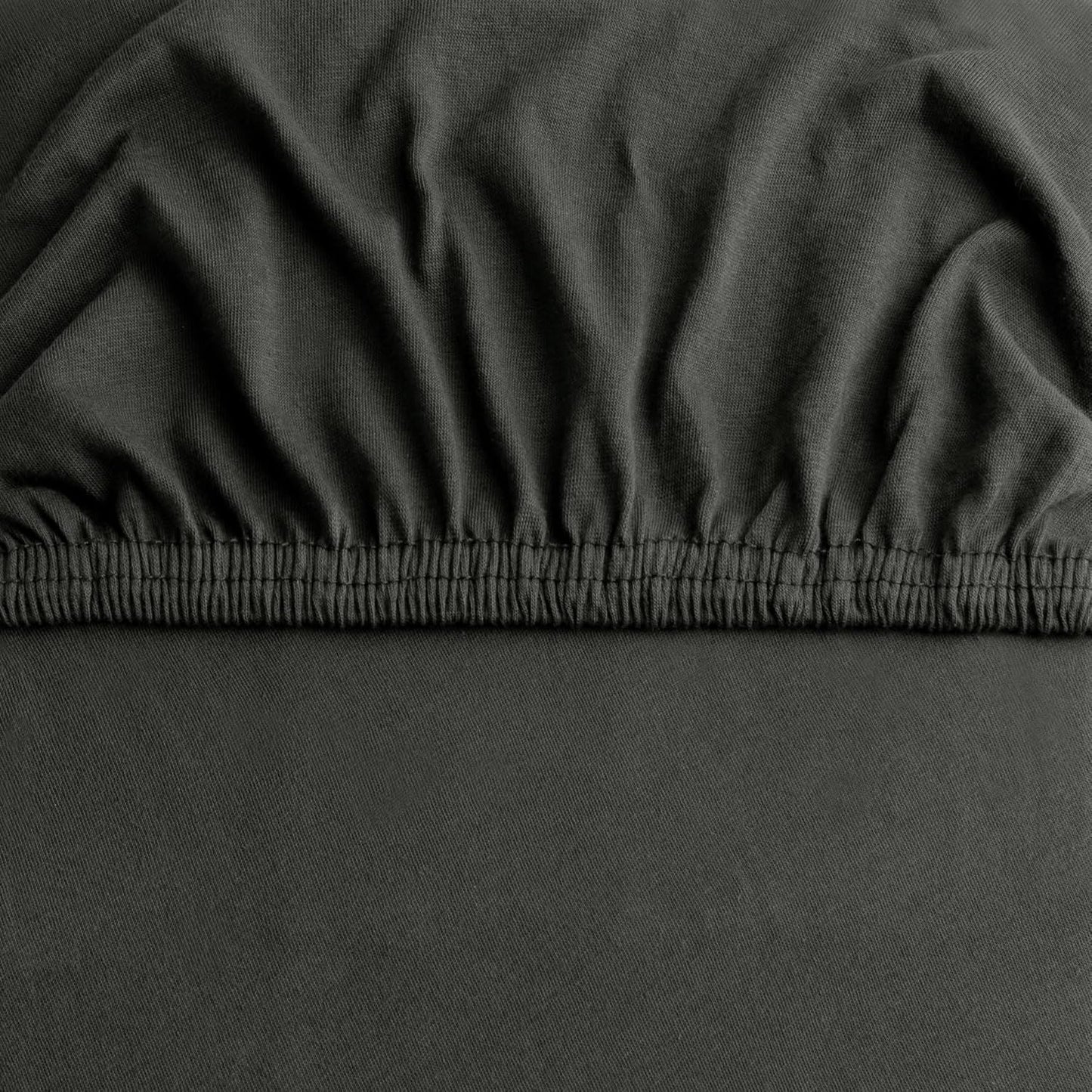 Hotel Quality Fitted sheets - 2 Piece Fitted sheets  -Breathable Bedding - Wrinkle, Fade, Stain Resistant- 26inch/40cm Deep Pocket Fitted Bed Sheet-Wrinkle and Fade Resistant,(Dark gray,Double)