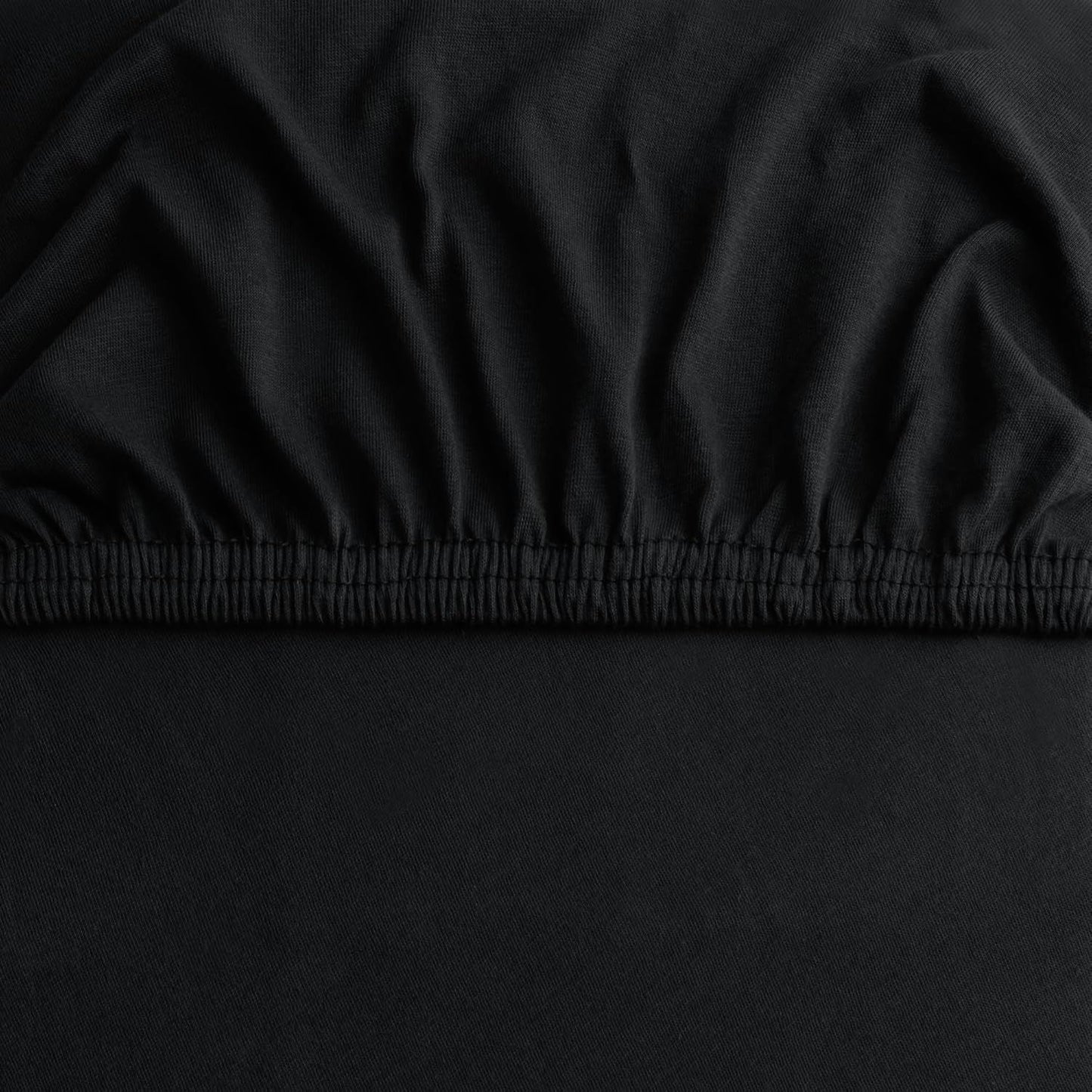 Hotel Quality Fitted sheets - 2 Piece Fitted sheets  -Breathable Bedding - Wrinkle, Fade, Stain Resistant- 26inch/40cm Deep Pocket Fitted Bed Sheet-Wrinkle and Fade Resistant,(Black,Queen)