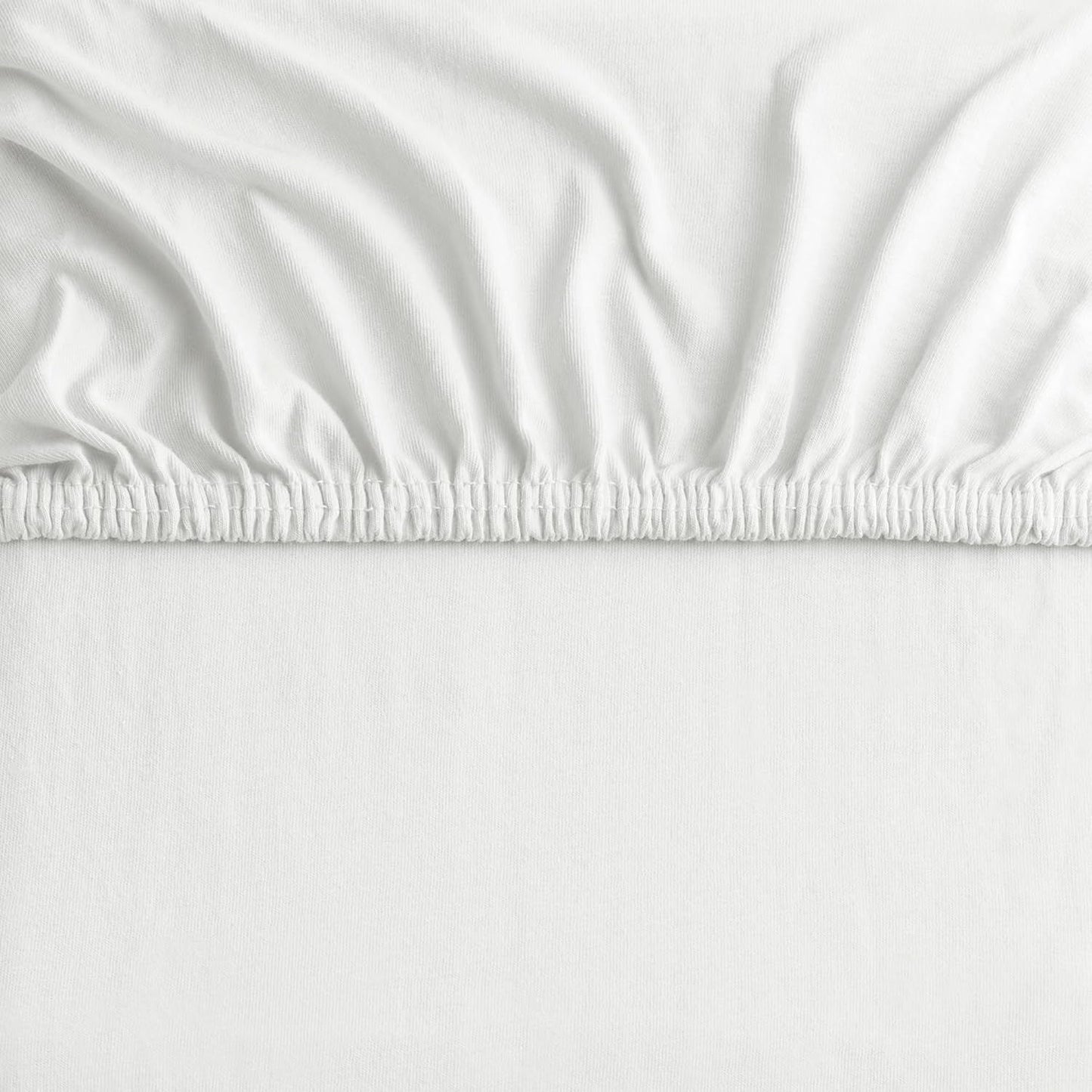 Hotel Quality Fitted sheets - 2 Piece Fitted sheets  -Breathable Bedding - Wrinkle, Fade, Stain Resistant- 26inch/40cm Deep Pocket Fitted Bed Sheet-Wrinkle and Fade Resistant,(White,Single)