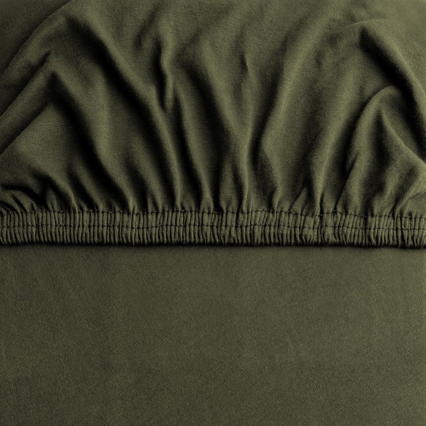 Hotel Quality Fitted sheets - 2 Piece Fitted sheets  -Breathable Bedding - Wrinkle, Fade, Stain Resistant- 26inch/40cm Deep Pocket Fitted Bed Sheet-Wrinkle and Fade Resistant,(Olive green,Single)
