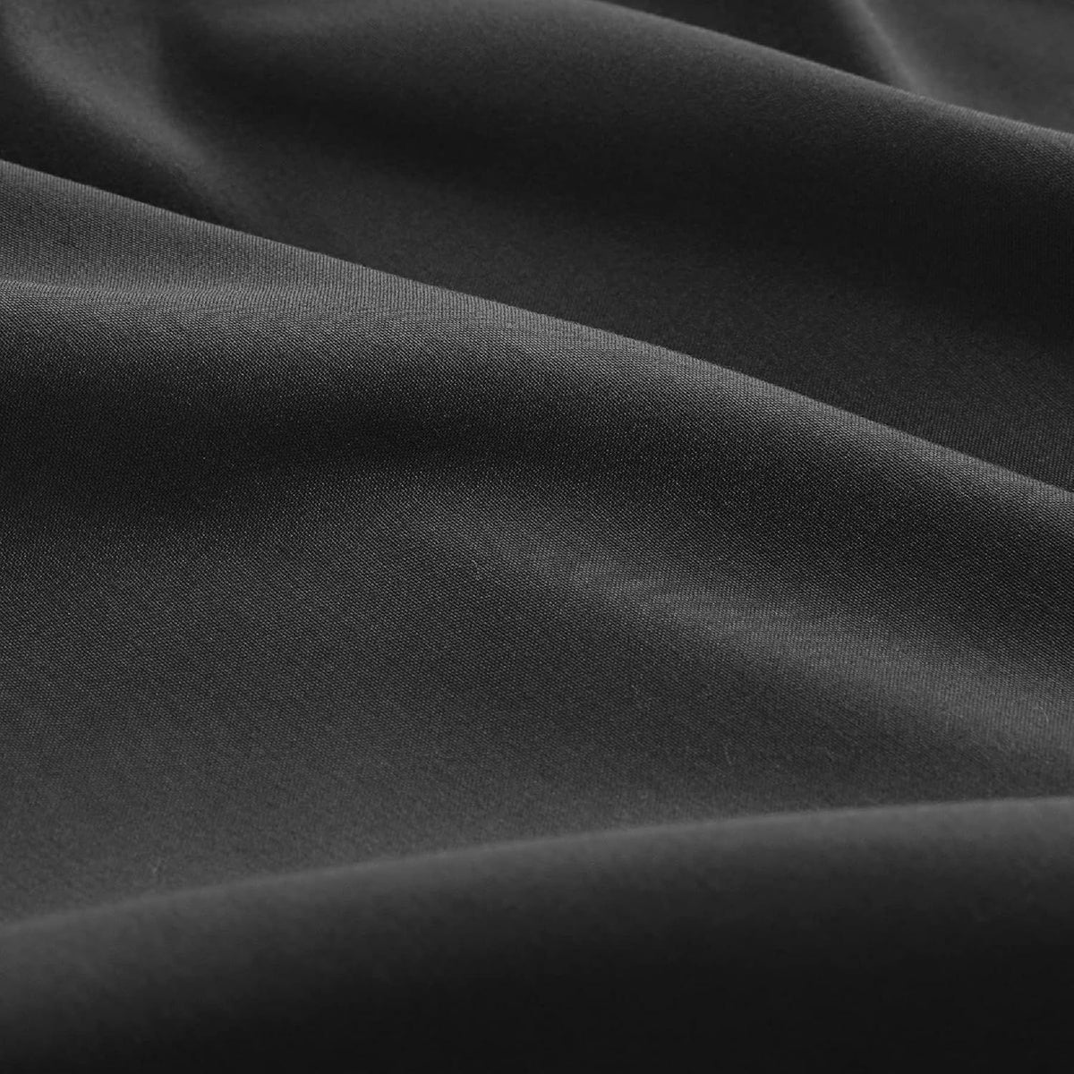 2000TC Hotel Quality Fitted Sheets - 2 Piece Fitted Sheets  -Breathable Bedding - Wrinkle, Fade, Stain Resistant- 16inch/40cm Deep Pocket Fitted Bed Sheets-Wrinkle and Fade Resistant,(Black,Super King)