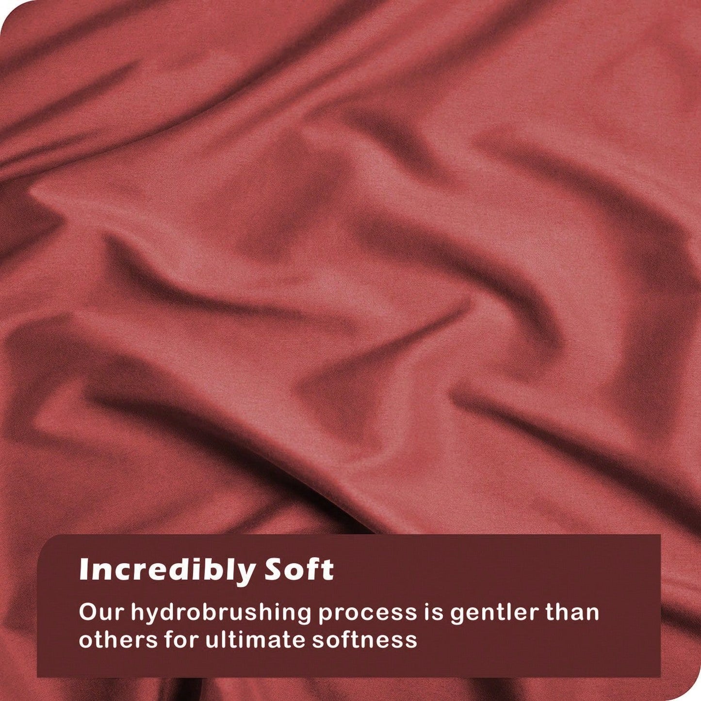 Hotel Soft Microfiber Duvet Cover Set-2000TC Quilt Cover Set & Pillowcases -1 Donna Cover Zipper Closure & 1 x Pillowcases-Breathable Bedding - Wrinkle, Fade, Stain Resistant(Red,King Single)