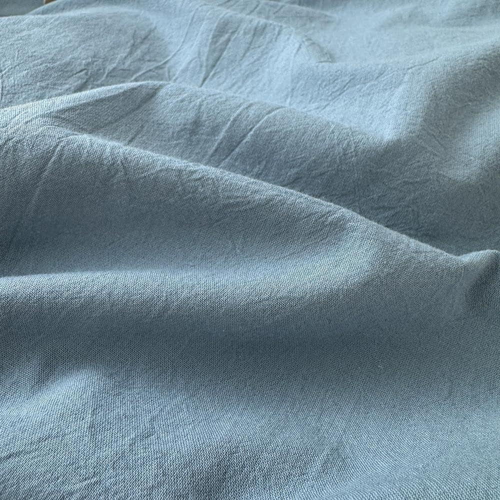 Hotel Soft Microfiber Duvet Cover Set-2000TC Quilt Cover Set & Pillowcases -1 Donna Cover Zipper Closure & 1 x Pillowcases-Breathable Bedding - Wrinkle, Fade, Stain Resistant(Ocean,King Single)