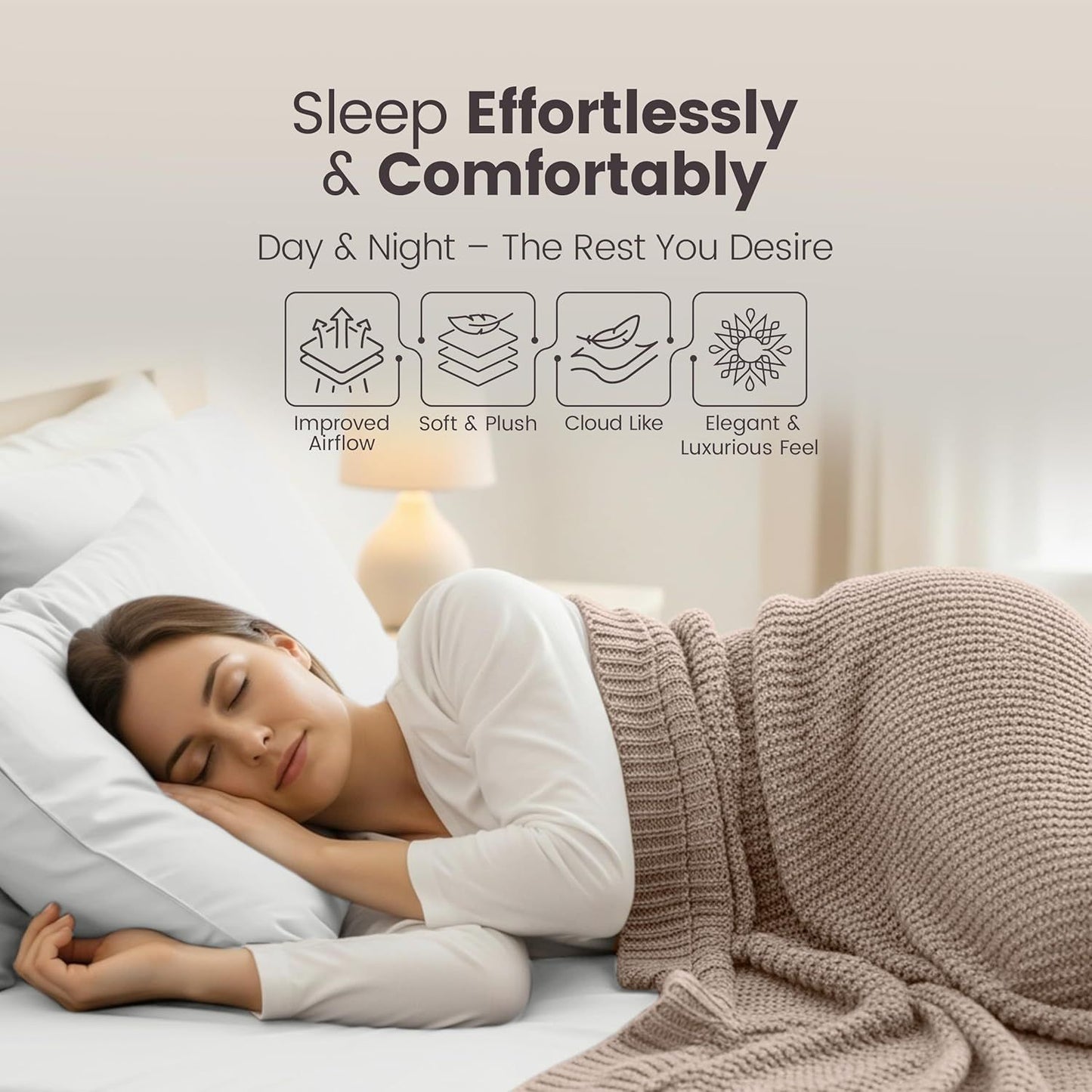 Hotel Quality Fitted Sheet - 1 Piece Fitted Sheet  -Breathable Bedding - Wrinkle, Fade, Stain Resistant- 16inch/40cm Deep Pocket Fitted Bed Sheet-Wrinkle and Fade Resistant,(White,Single)