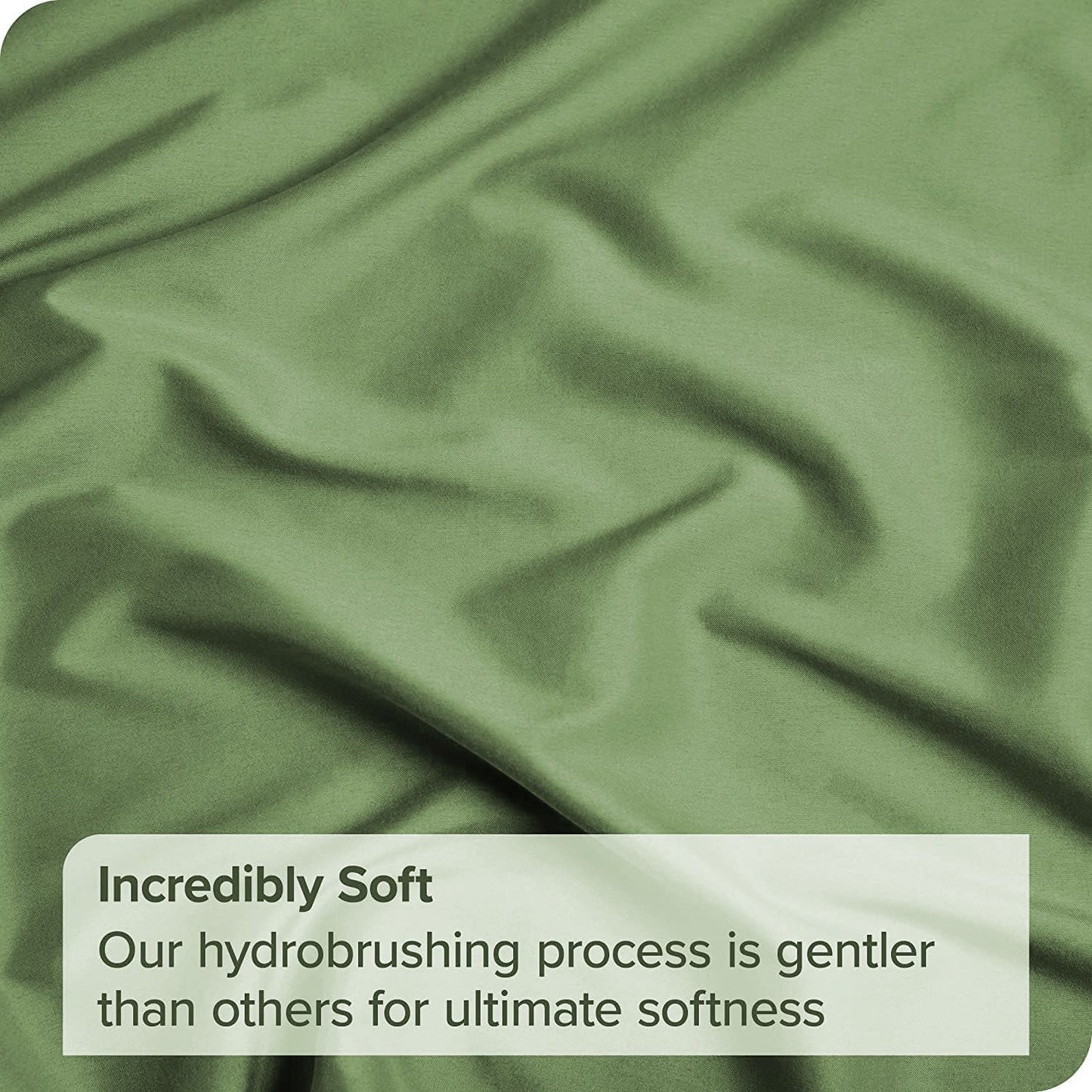 Elegant Comfort Premium Hotel Quality 1-Piece Double Flat Sheet, Luxury and Softest 2000 Thread Count Bedding Flat Sheet(Double,Olive green)