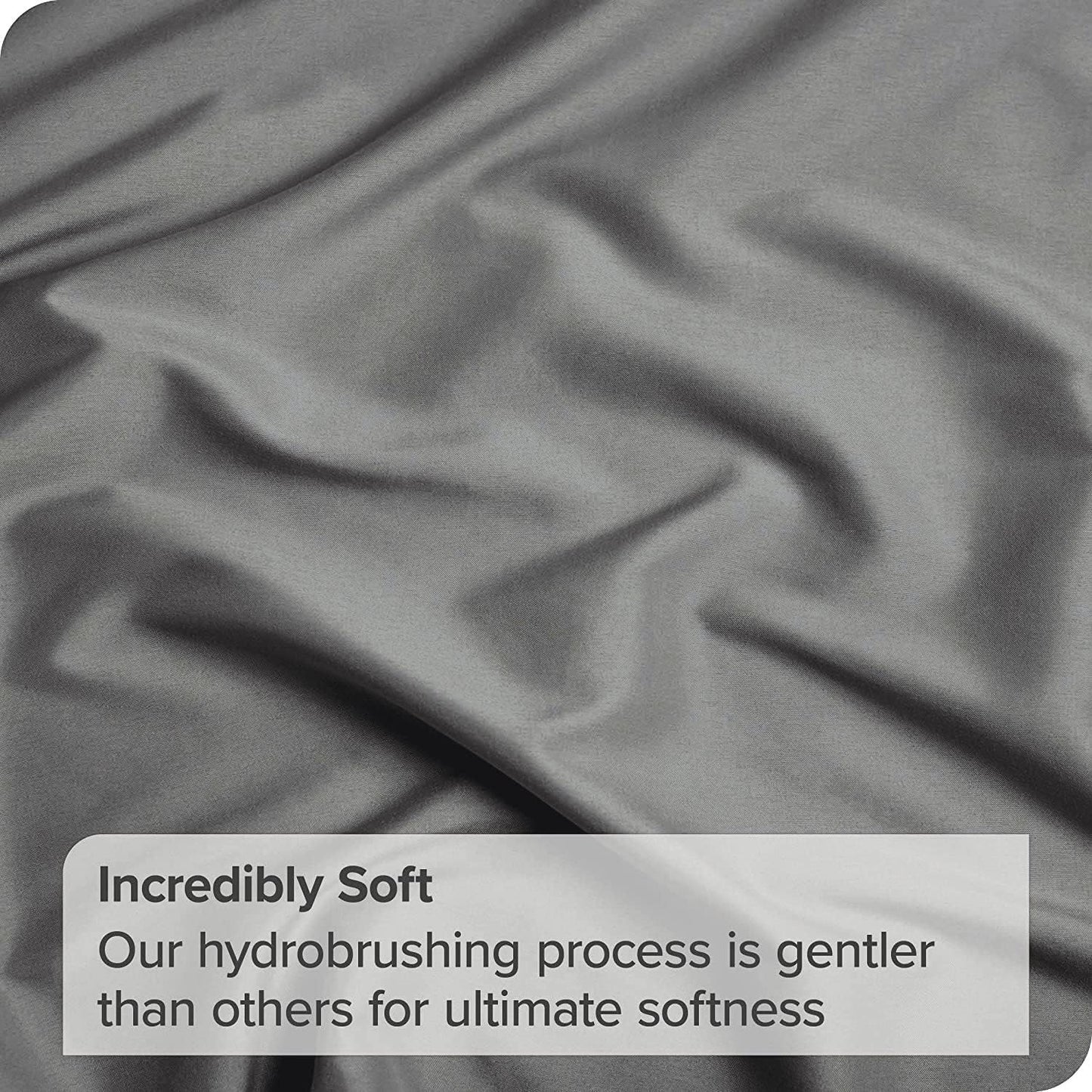 Elegant Comfort Premium Hotel Quality 1-Piece King Flat Sheet, Luxury and Softest 2000 Thread Count Bedding Flat Sheet(King,Grey)
