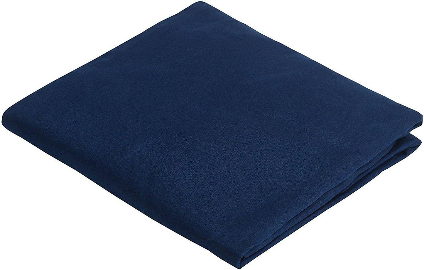 Elegant Comfort Premium Hotel Quality 1-Piece King Single Flat Sheet, Luxury and Softest 2000 Thread Count Bedding Flat Sheet(King Single,Navy)