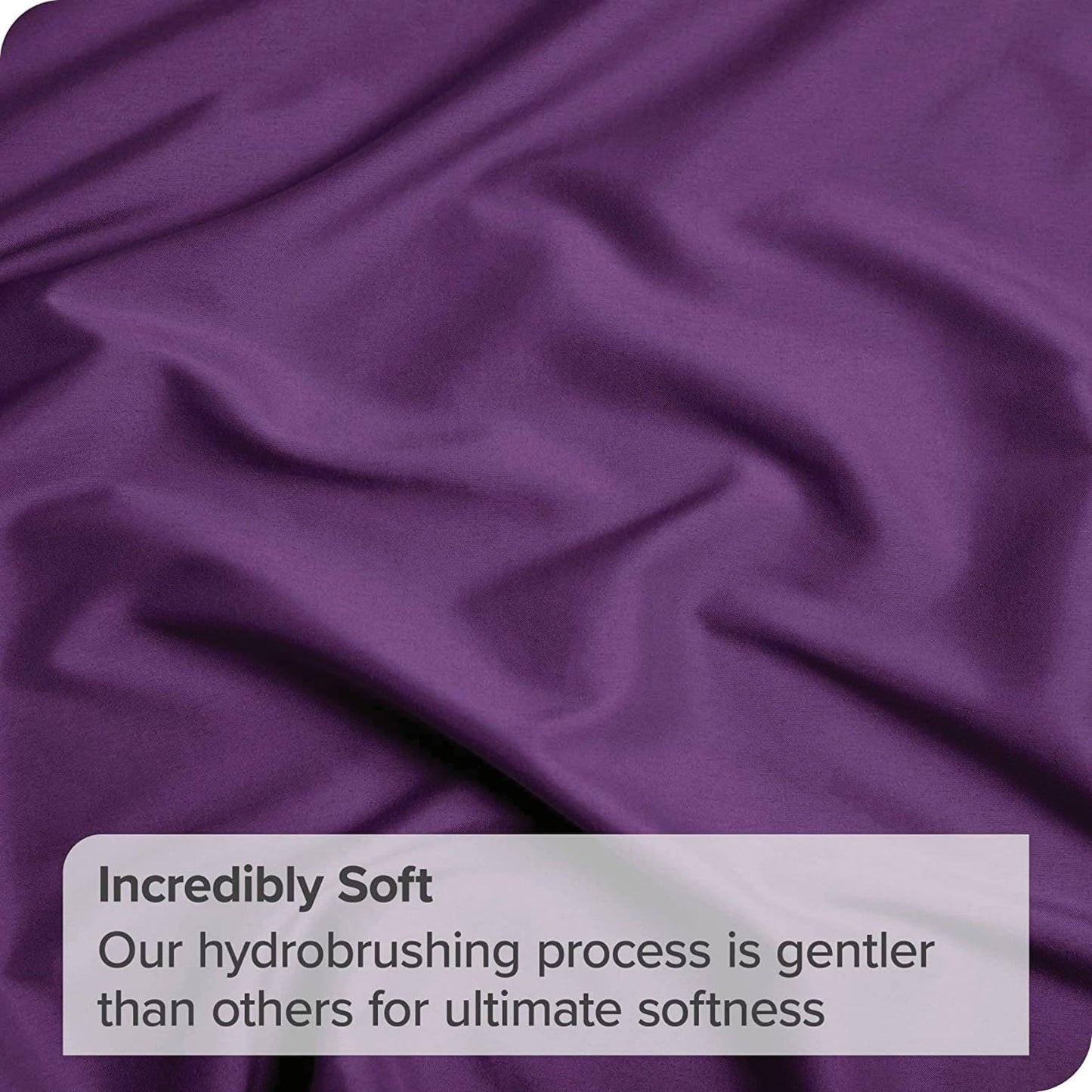 3 Piece Fitted Sheet Set- Fitted Sheet & Pillowcases -Breathable Bedding - Wrinkle, Fade, Stain Resistant- 40cm Deep Pocket Fitted Bed Sheet Set(Purple,Queen)