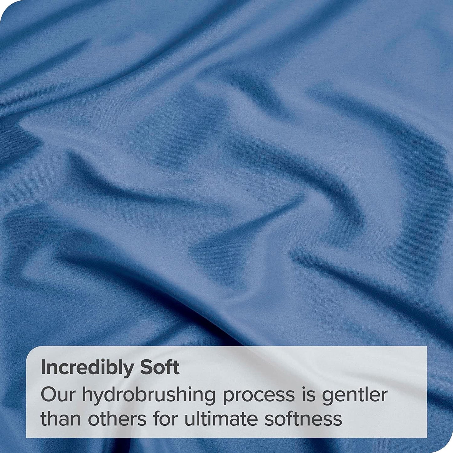 4 Piece Bed Sheet Set- Bedding Sheets & Pillowcases -Breathable Bedding - Wrinkle, Fade, Stain Resistant-Deep Pocket Flat Fitted Bed Sheet Set(Ocean,Queen)