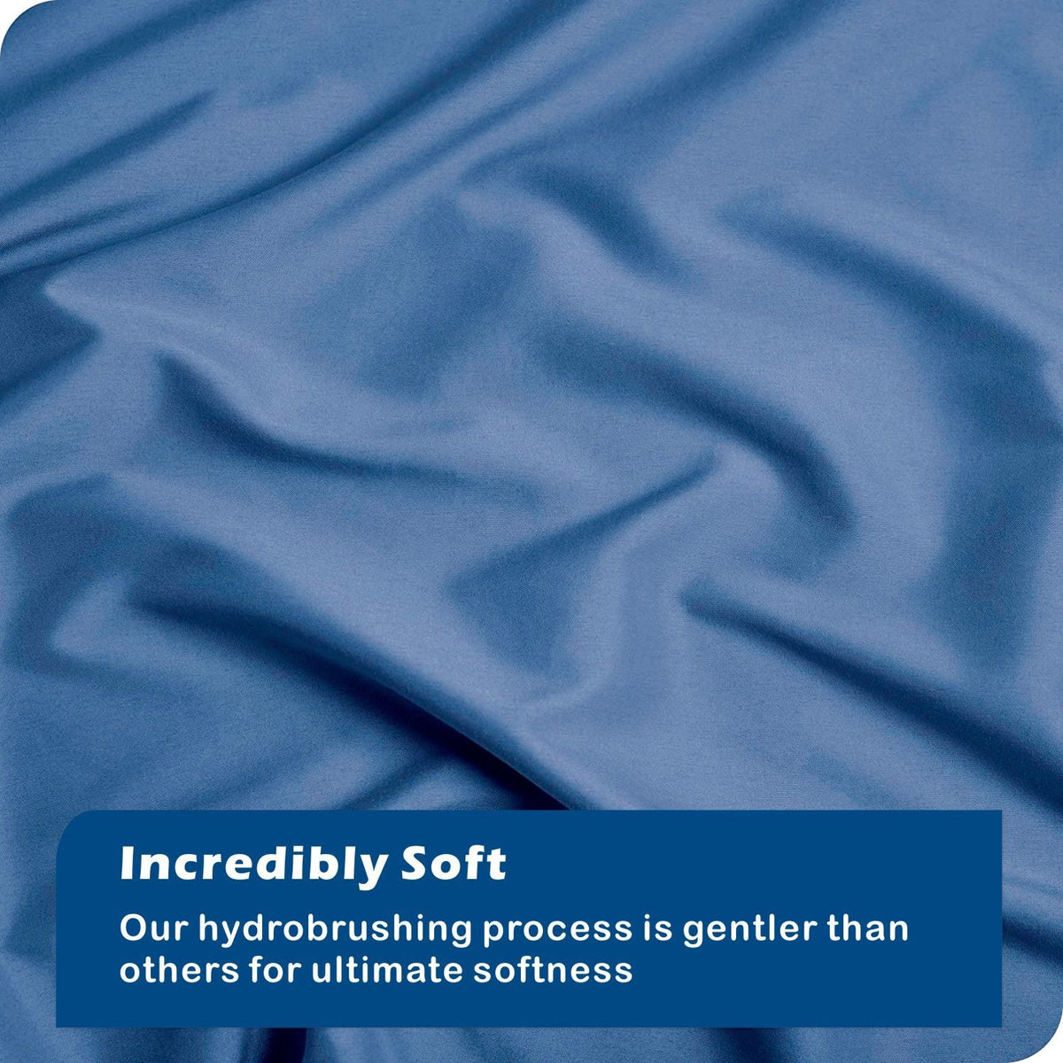 2 Piece Hotel Soft Microfiber Quilt Cover Set-2000TC Duvet/Donna Cover Set & Pillowcases -1 Quilt Cover Zipper Closure & 1 x Pillowcases-Breathable Bedding - Wrinkle, Fade, Stain Resistant(Ocean,Single)