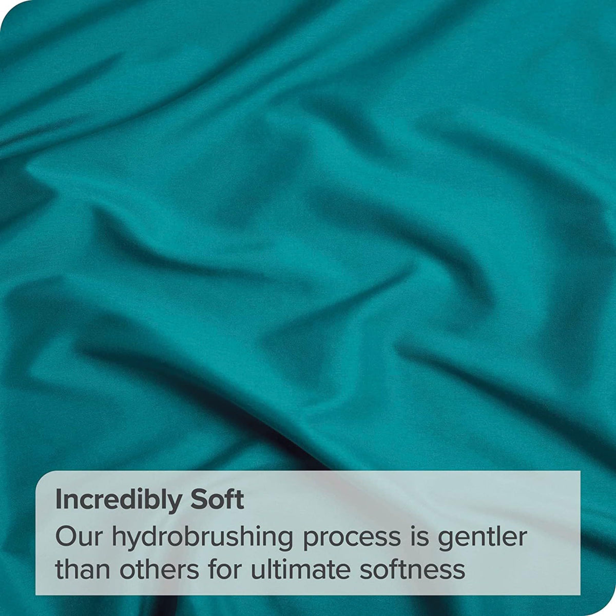 2 Piece Fitted Sheet Set- Fitted Sheet & Pillowcases -Breathable Bedding - Wrinkle, Fade, Stain Resistant- 40cm Deep Pocket Fitted Bed Sheet Set(Biscay blue,Single)