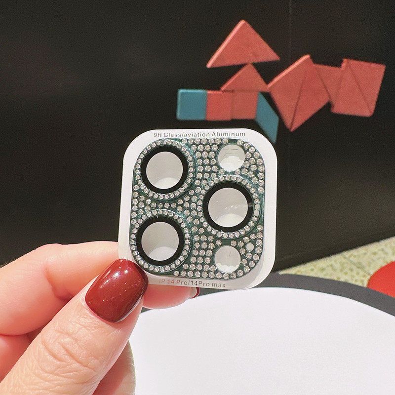 Yixi Camera Lens Protector iPhone 17 Pro Diamond Frosted [all-in-one full-coverage diamond lens film] colorful iphone 15promax