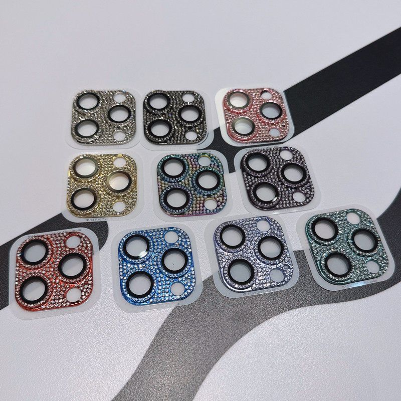 Yixi Camera Lens Protector iPhone 17 Pro Diamond Frosted [integrated all-inclusive diamond lens film] red iphone 16