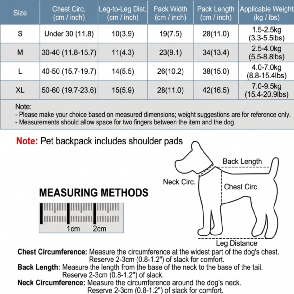 Portable Pet Front Chest Backpack for Small Dogs and Cats – Hands-Free Travel Carrier with Adjustable Straps, Breathable Mesh, and Padded Shoulder Pads for Comfortable Outdoor Adventures (S, White)