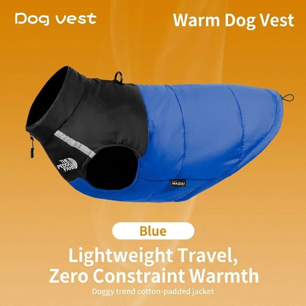 Keep Your Pup Cozy and Visible This Winter – Waterproof, Insulated Dog Coat with Reflective Strips, Front Zipper, D-Ring Leash Attachment, and Adjustable Fit for Daily Walks and Outdoor Adventures (3XL, Grey)