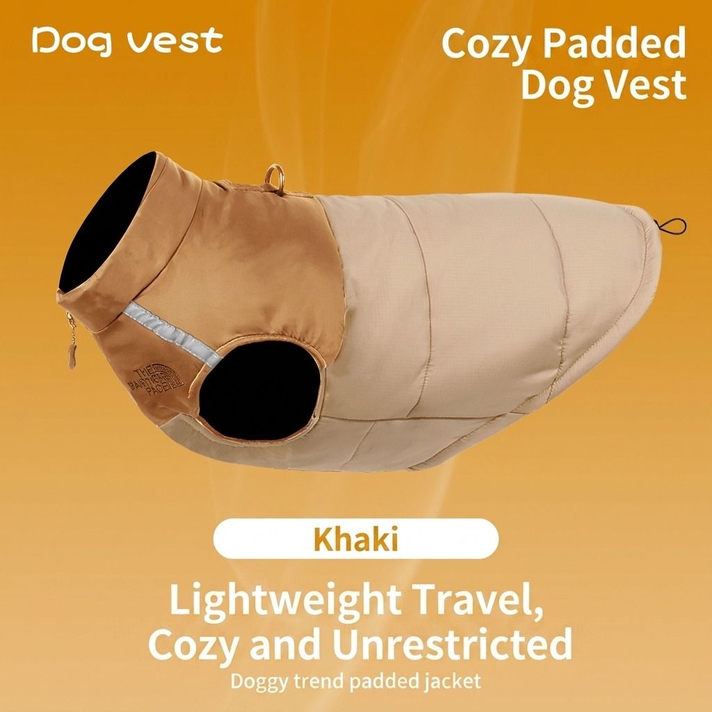 Keep Your Pup Cozy and Visible This Winter – Waterproof, Insulated Dog Coat with Reflective Strips, Front Zipper, D-Ring Leash Attachment, and Adjustable Fit for Daily Walks and Outdoor Adventures (L, Pink)