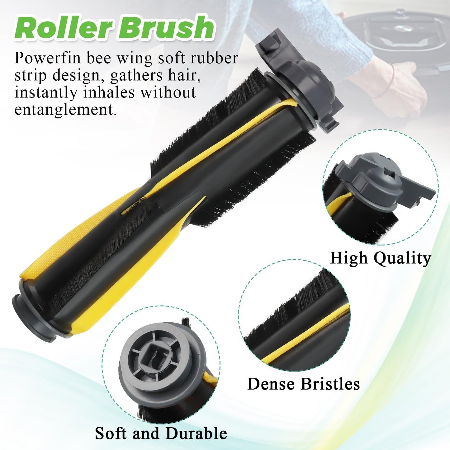 Main Roller Brush for IQ Vacuum Replacement for RV1001AE RV101 AV1002AE AV1010AE UR1005AE UR1000SR RV2001WD AV993 Vacuum Cleaner