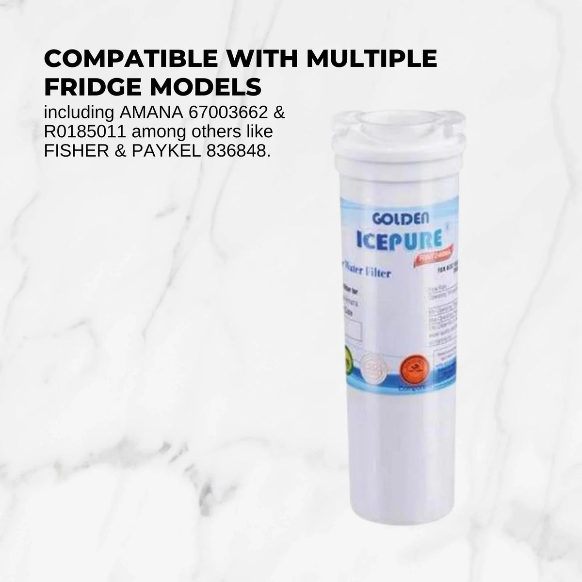 Fridge Water Filter Cartridge RFC2400A RWF2400A For Fisher & Paykel 836848 836860