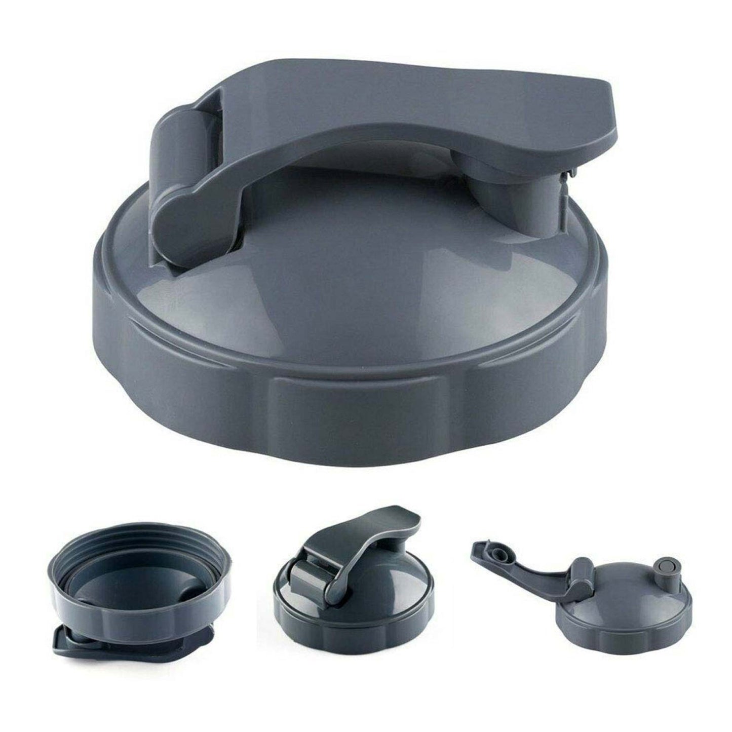 For Nutribullet Short Cup + Fliptop Lid + Grey Seal - For 900 and 600 Models